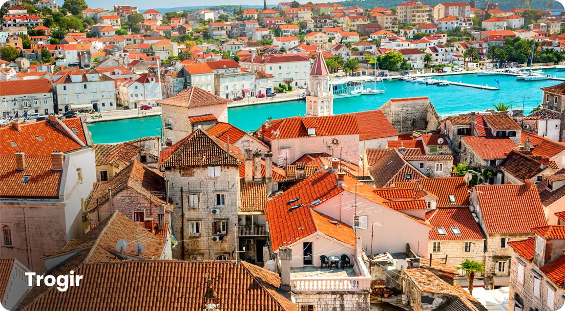 Trasa rejsu po Chorwacji - Trogir